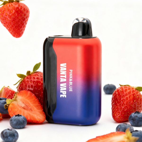 Second image of Vanta Vape Pulse X Disposable Vape Device - Strawberry Blueberry
